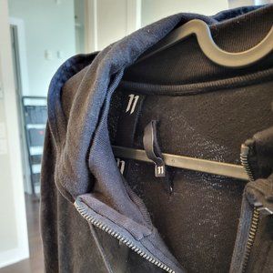 11 by Boris Bidjan Saberi men's drawstring hoodie with zipper pockets and hood